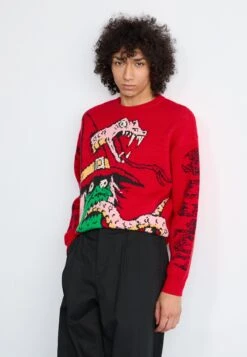 Volcom VILLARD SWEATER - Jumper - Lifeguard Red -Indicode Men Wear Shop 0302bad40709455084cd7aad722fa0d1