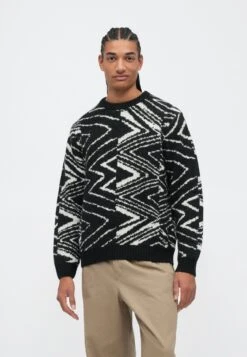Volcom ZAGNER SWEATER - Jumper - Black -Indicode Men Wear Shop 03cabb0927594a40941fddb90fef6373