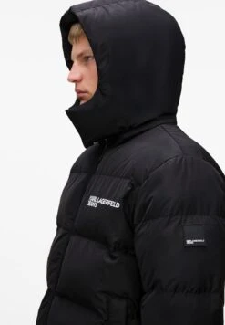Karl Lagerfeld Jeans LONG PUFFER - Winter Jacket - Black -Indicode Men Wear Shop 04581c08d59848a0ba90fd9e4ac9241e