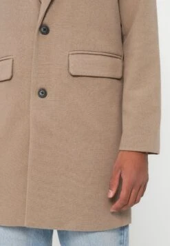 Jack & Jones JJEHARRIS COAT - Classic Coat - Greige -Indicode Men Wear Shop 04a62322cfd14938b2129fabe80af3a9