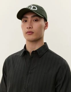 Les Deux KONRAD MELANGE STRIPED - Button-down Blouse - Duffel Bag Green -Indicode Men Wear Shop 061a7e44a59d47d68a6a7600615ad1b8