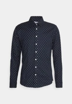 Lindbergh Oxford Superflex Shirt- Shirt - Navy -Indicode Men Wear Shop 07a8db8fb525405ba9815adca42e7838