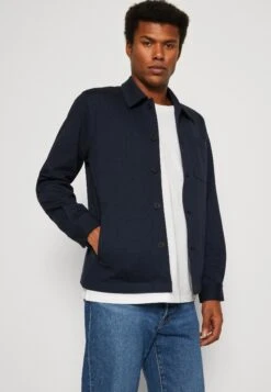 Lindbergh SUPERFLEX OVER - Summer Jacket - Navy Mix -Indicode Men Wear Shop 0981568f0f7547289e506e813faba089