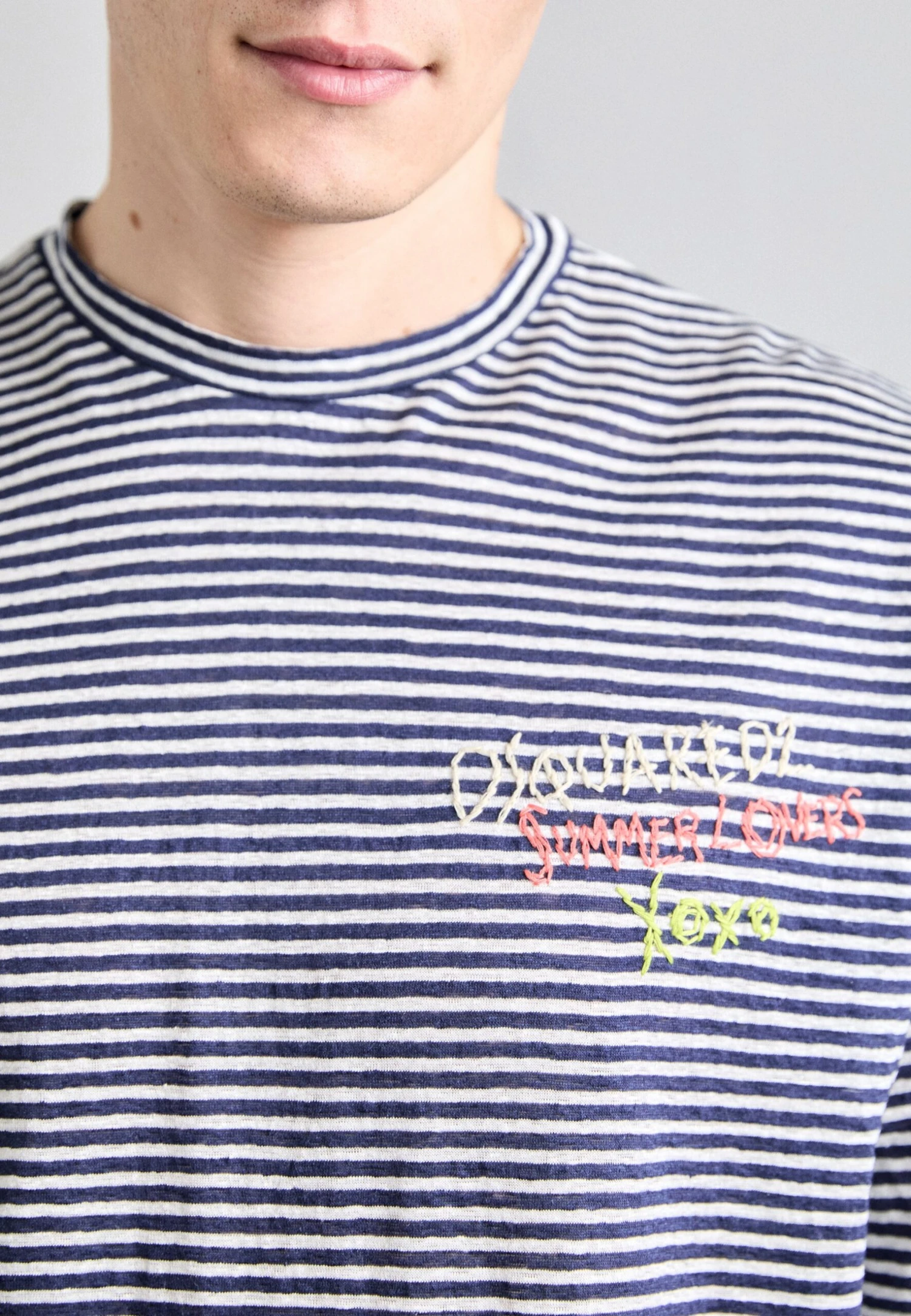 DSQUARED2 LOOSE FIT TEE - Print T-shirt - White/blue 5 DSQUARED2 LOOSE FIT TEE - Print T-shirt - White/blue - Image 5