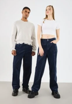 YOURTURN UNISEX - Trousers - Dark Blue -Indicode Men Wear Shop 0c888f17fcc5412eb3278699b5ddc49c