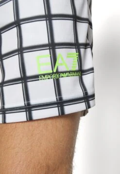 EA7 Emporio Armani Tennis Pro Graphic - Sports Shorts - White -Indicode Men Wear Shop 0c9238017c8f46b788735223848437bf
