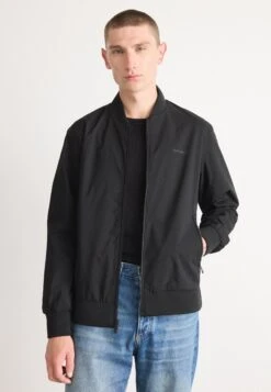 Calvin Klein MATTE JACKET - Bomber Jacket - Black