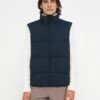 TOM TAILOR Denim PUFFER - Waistcoat - Sky Captain Blue