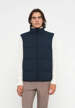 TOM TAILOR Denim PUFFER - Waistcoat - Sky Captain Blue