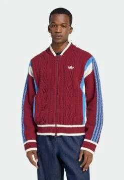 Adidas Originals WICONS - Cardigan - Shadow Red Off White Ash Blue