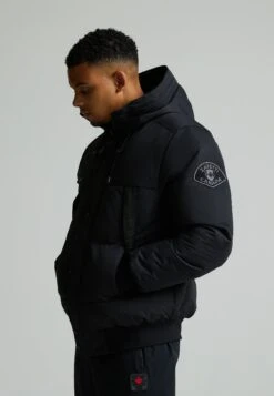 ZAVETTI CANADA AYLMER BOMBER PARKA JACKET - Winter Jacket - Jet Black -Indicode Men Wear Shop 0fb7261a458f4d5a8d0c291eead4ec13