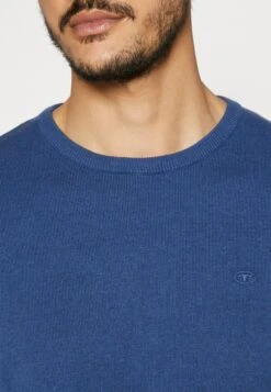Tom Tailor Jumper - Hockey Blue Dark -Indicode Men Wear Shop 10574b7868bf4148a503627f2c11fdbc