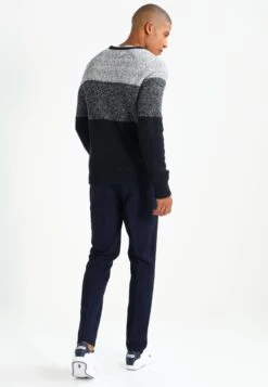 Pier One Jumper - Mottled Dark Blue -Indicode Men Wear Shop 12e6598f91134da6abdeac49efb1d821