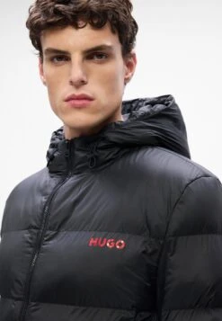 Hugo MATI - Winter Coat - Black -Indicode Men Wear Shop 14589b7d51544cf5ae28087b02b35589