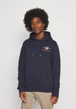 Gant Medium Archive Shield Hoodie - Hoodie - Evening Blue