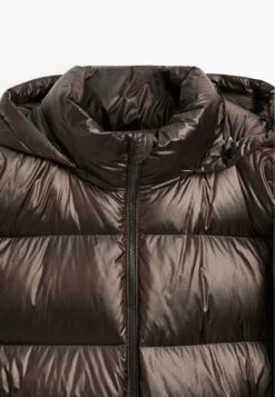 Massimo Dutti WATER-REPELLENT SATIN PUFFER - Down Coat - Dark Brown 26 Massimo Dutti WATER-REPELLENT SATIN PUFFER - Down Coat - Dark Brown -Indicode Men Wear Shop 14b6e49e644c49cc937f6e574a8e8dc4