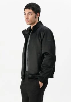 Calvin Klein Jeans PADDED HARRINGTON JACKET - Light Jacket - Black -Indicode Men Wear Shop 1538647dc34c46a2a7b5c939d048d30c