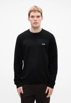 Boss MOMENTUM - Jumper - Black -Indicode Men Wear Shop 15745dd4e29742259906f993b5c2a13b