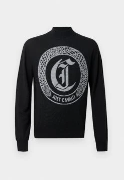 JUST CAVALLI LOGO - Jumper - Grigio Melange -Indicode Men Wear Shop 1577e54c803d40b6a6fa3a4785411d97