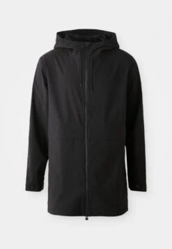Rains SUVA LONG JACKET - Hardshell Jacket - Black -Indicode Men Wear Shop 16202770230a482f94a05a2b023a193a