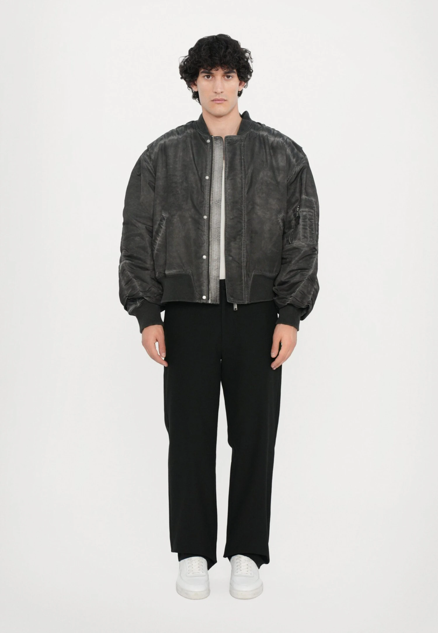 Han Kjøbenhavn OVERSIZED PADDED JACKET - Bomber Jacket - Ash Grey 2 Han Kjøbenhavn OVERSIZED PADDED JACKET - Bomber Jacket - Ash Grey - Image 2