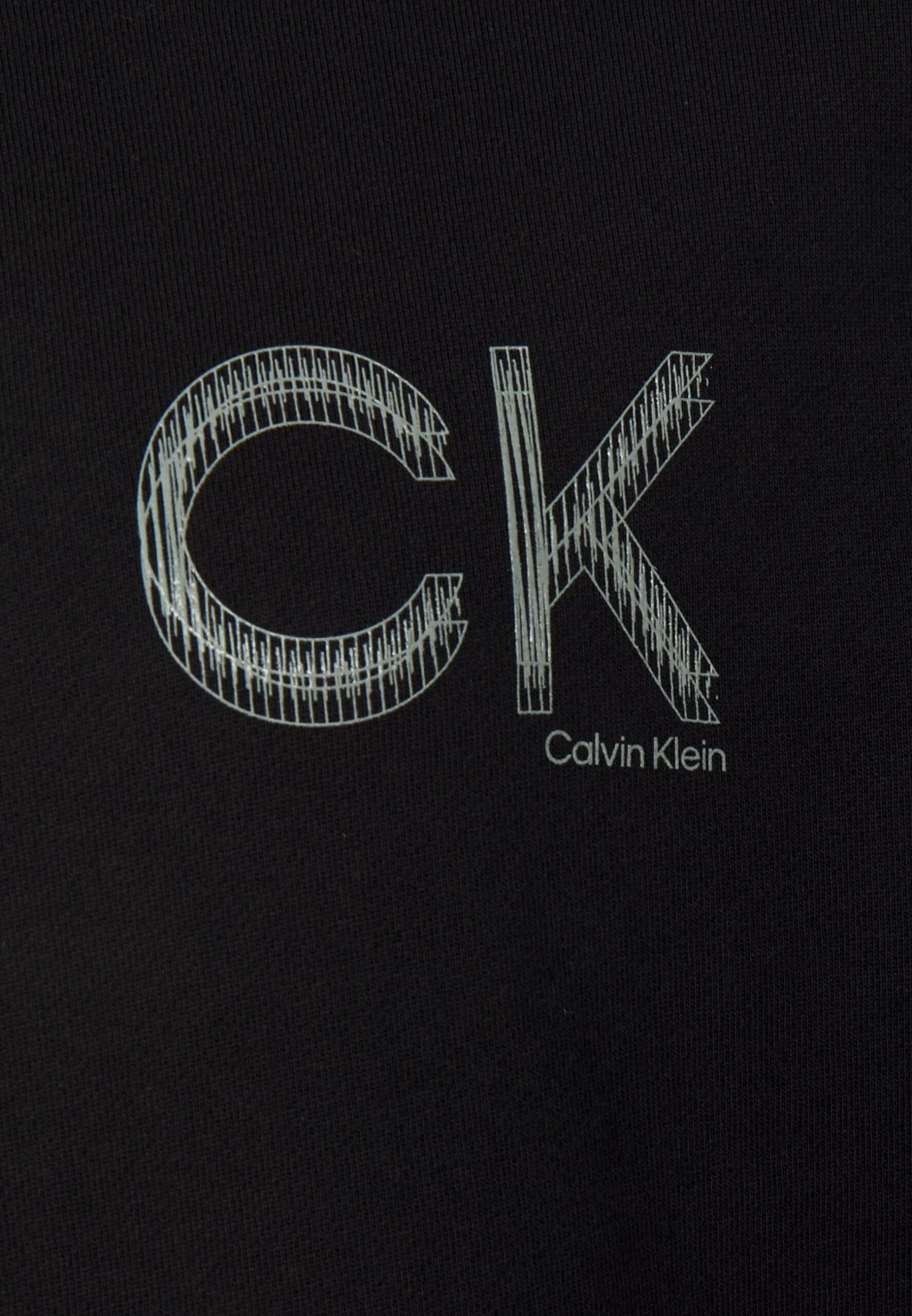 Calvin Klein Striped Chest Logo - Sweatshirt - Black 3 Calvin Klein Striped Chest Logo - Sweatshirt - Black - Image 3