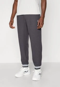 EA7 Emporio Armani TENNIS CLUB PANTS - Tracksuit Bottoms - Black