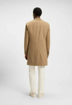 Boss H-HYDE-254 - Classic Coat - Beige -Indicode Men Wear Shop 17bdf2d0710644bf934c77c10aace9e5