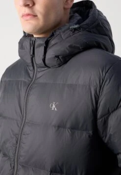 Calvin Klein Jeans ZIP OFF HOOD - Down Jacket - Asphalt -Indicode Men Wear Shop 188a3b77e4754fa39659504f5b580f99