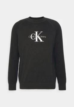 Calvin Klein Jeans Logo Driver - Jumper - Black -Indicode Men Wear Shop 18b451582648415a862f1dddfd0a28d3