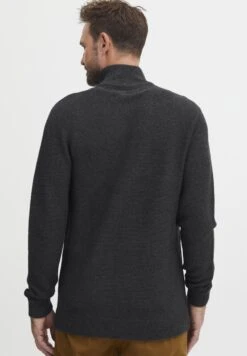 FQVILLUM - Cardigan - Charcoal Mix -Indicode Men Wear Shop 192b23a4ed914cebb39f81f68fcfda85