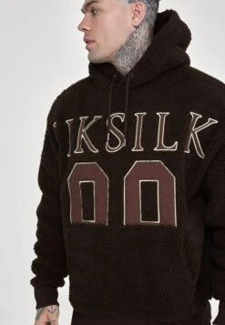 SikSilk Borg Oversized Hoodie - Hoodie - Dark Brown -Indicode Men Wear Shop 1ab6f48e17e847e5acb139591b31176c