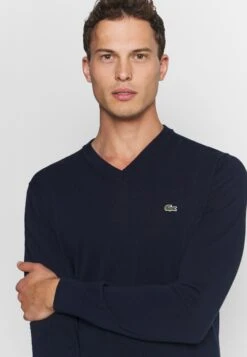 Lacoste Jumper - Navy Blue -Indicode Men Wear Shop 1b8f6c8caf9746f3a8e553a6535ef0ba