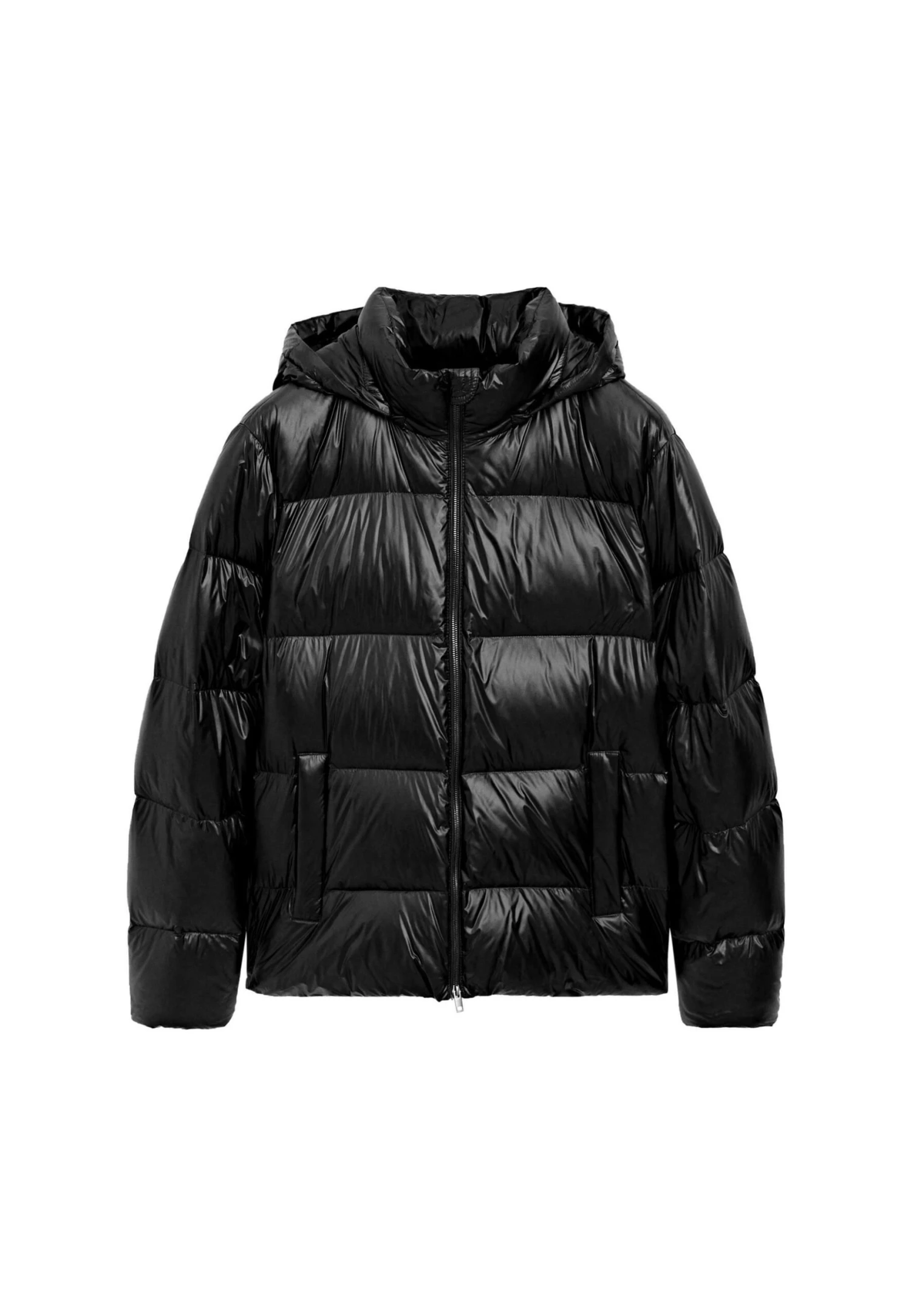 Massimo Dutti WATER-REPELLENT SATIN PUFFER - Down Coat - Dark Brown 16 Massimo Dutti WATER-REPELLENT SATIN PUFFER - Down Coat - Dark Brown - Image 16