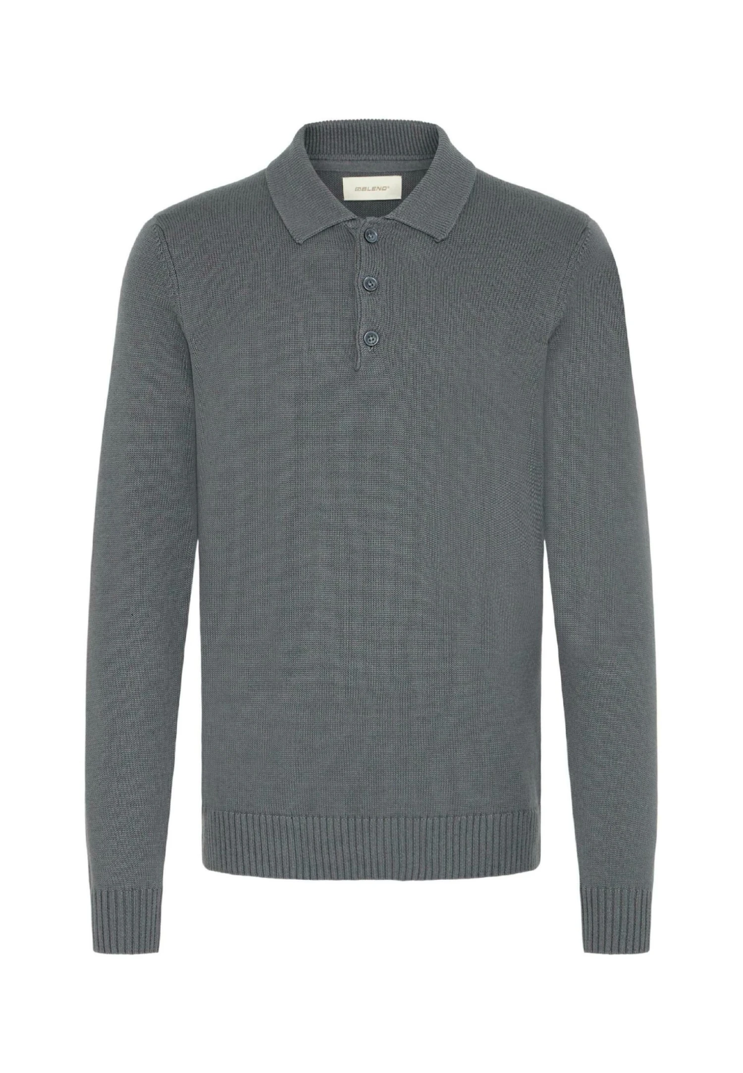 Blend BHDENO POLO - Jumper - Iron Gate 6 Blend BHDENO POLO - Jumper - Iron Gate - Image 6