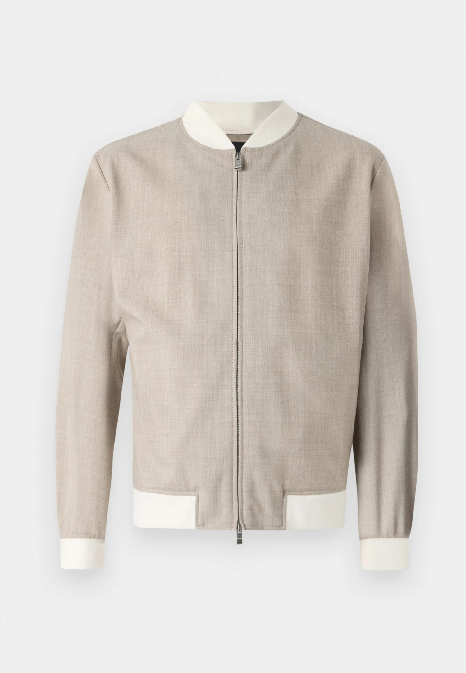 Boss HANRY - Bomber Jacket - Open White 5 Boss HANRY - Bomber Jacket - Open White - Image 5