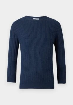 Jack & Jones JJEEMIL CABLE CREW NECK - Jumper - Oatmeal -Indicode Men Wear Shop 20df63cf03d24545920f97705ee3e580
