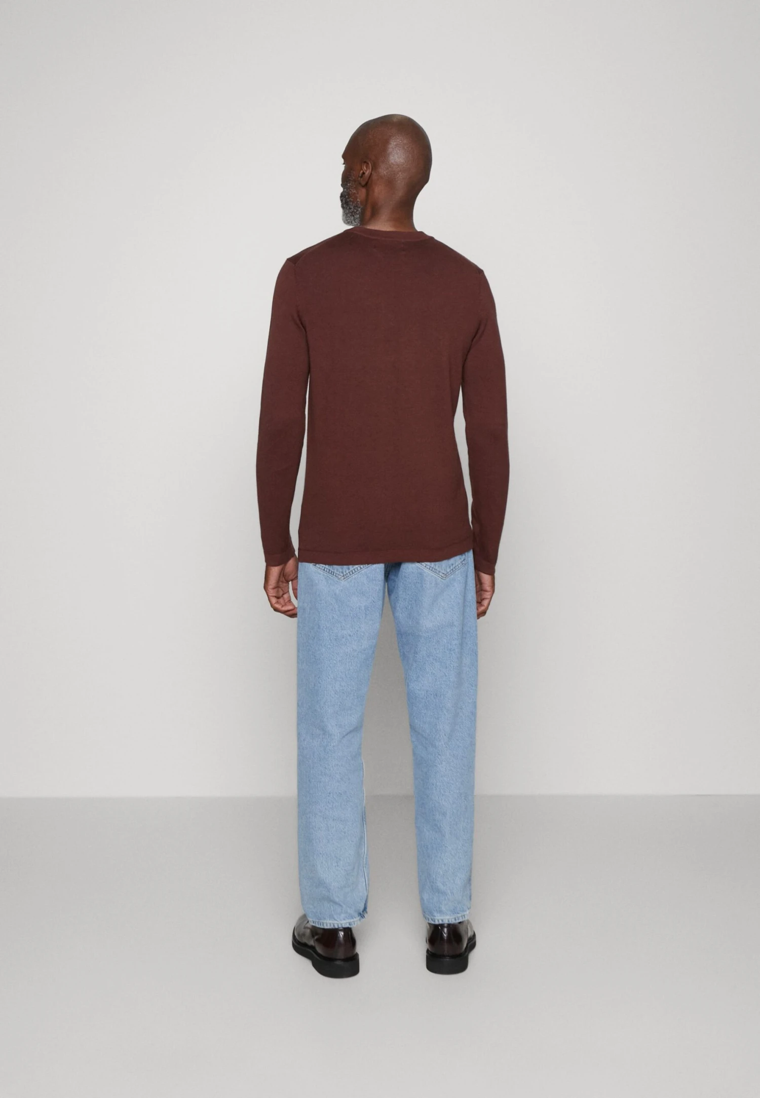 Marc O'Polo Pullover, Crew Neck - Jumper - Crimson Brown 4 Marc O'Polo Pullover, Crew Neck - Jumper - Crimson Brown - Image 4