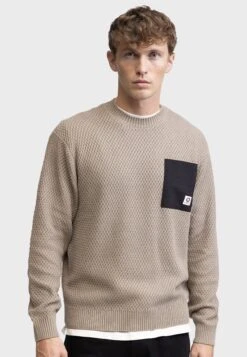 Redefined Rebel REGULAR FIT - Jumper - Vintage Khaki