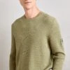 Marc O'Polo MARC O’POLO X DFB TRAVEL COLLECTION CREWNECK - Jumper - Avery Fern