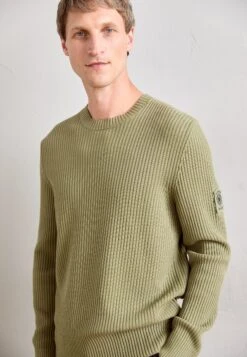 Marc O'Polo MARC O’POLO X DFB TRAVEL COLLECTION CREWNECK - Jumper - Avery Fern
