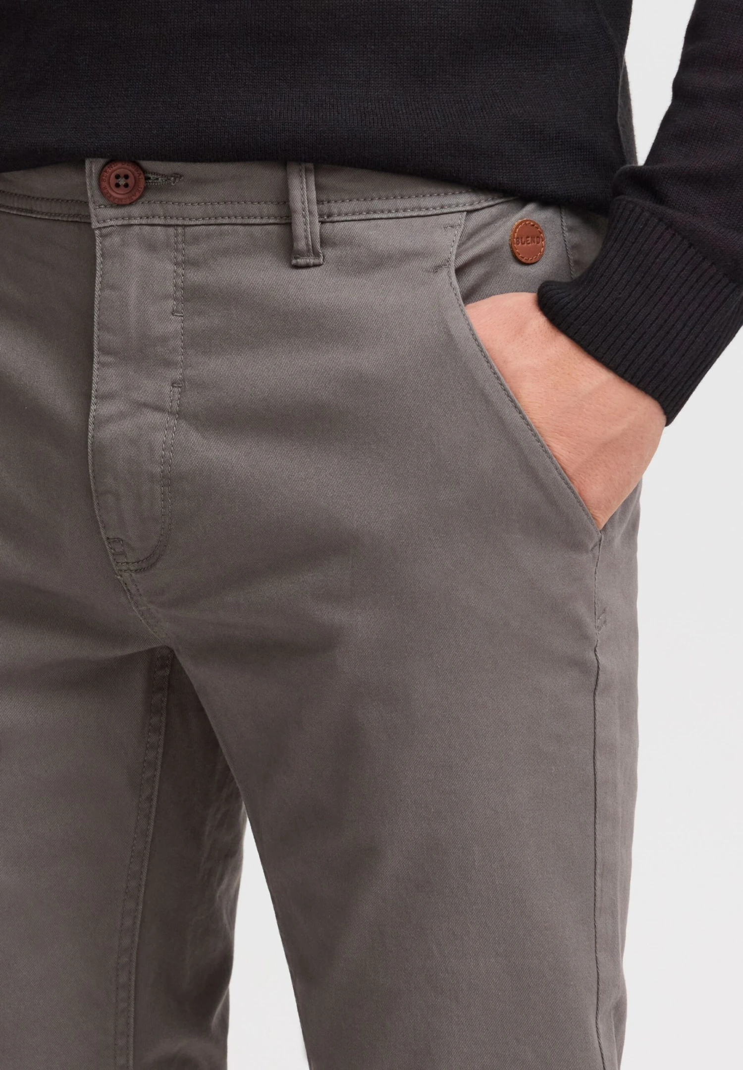 Blend BHKAINZ REGULAR FIT - Chinos - Granite 4 Blend BHKAINZ REGULAR FIT - Chinos - Granite - Image 4