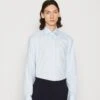 Check Easy Care Fitted Shirt - Formal Shirt - Airy Blue