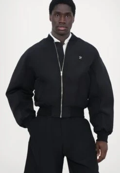 CHARLES - Bomber Jacket - Black -Indicode Men Wear Shop 26a1a0d683e942cd95df0711faa459ad