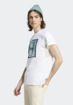Adidas Sportswear Tiro Box Graphic- Print T-Shirt - White -Indicode Men Wear Shop 2a4a78be5771452c914b2518f21d80b9