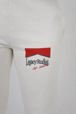 Selfestablished Logo Unisex - Tracksuit Bottoms - Cream -Indicode Men Wear Shop 2ab0164190464d998511779b686044fe