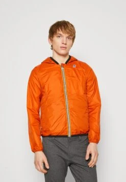 K-Way Jacques Plus Double Unisex - Waterproof Jacket - Black/Orange -Indicode Men Wear Shop 2c6942f2b54d424b8ba74e02e89e4df6