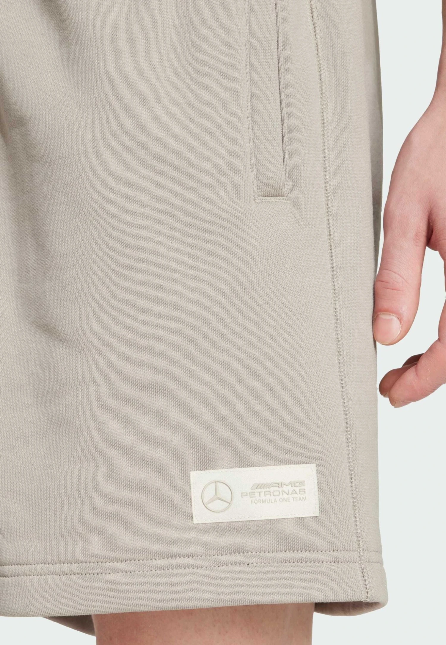 Adidas Originals AMG PETRONAS FORMULA ONE TEAM PREMIUM - Tracksuit Bottoms - Putty Beige Alumina 4 Adidas Originals AMG PETRONAS FORMULA ONE TEAM PREMIUM - Tracksuit Bottoms - Putty Beige Alumina - Image 4