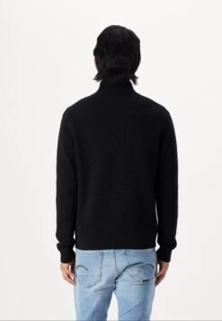 Selected Homme SLHDANE STRUCTURE FULL ZIP - Cardigan - Black -Indicode Men Wear Shop 2fa4852e0192444b8f2cb987f823032e