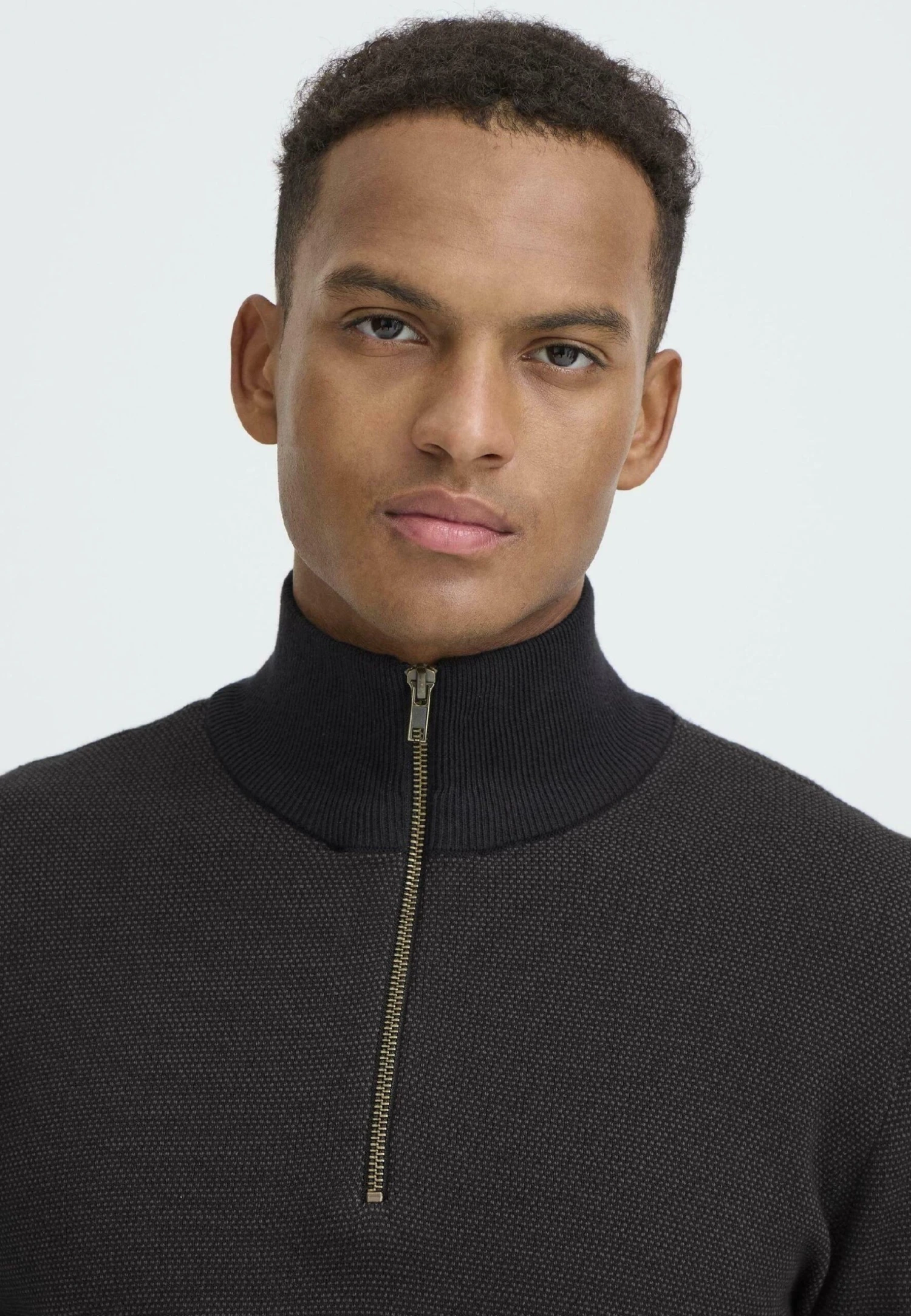 Blend BHBAAL HALF ZIPP - Jumper - Black Beauty 4 Blend BHBAAL HALF ZIPP - Jumper - Black Beauty - Image 4